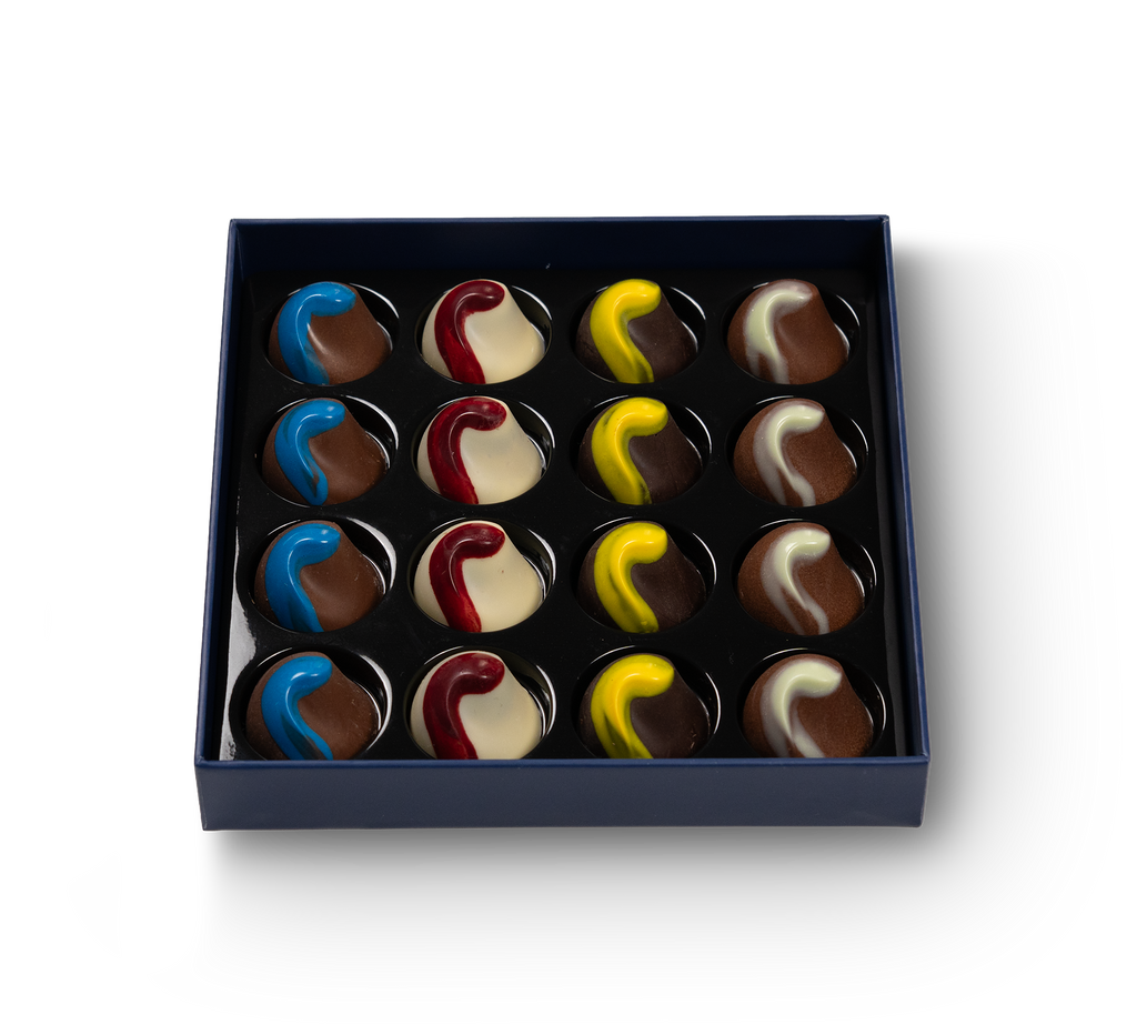 Coffret Bleu Nuit 16 pralines