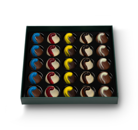 Coffret Vert Forêt 25 pralines