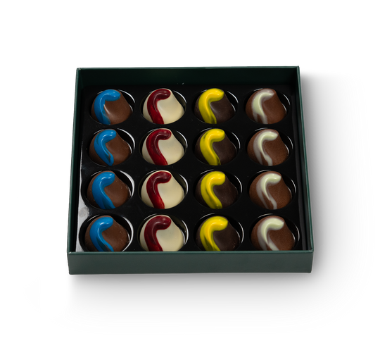 Coffret Vert Forêt 16 pralines