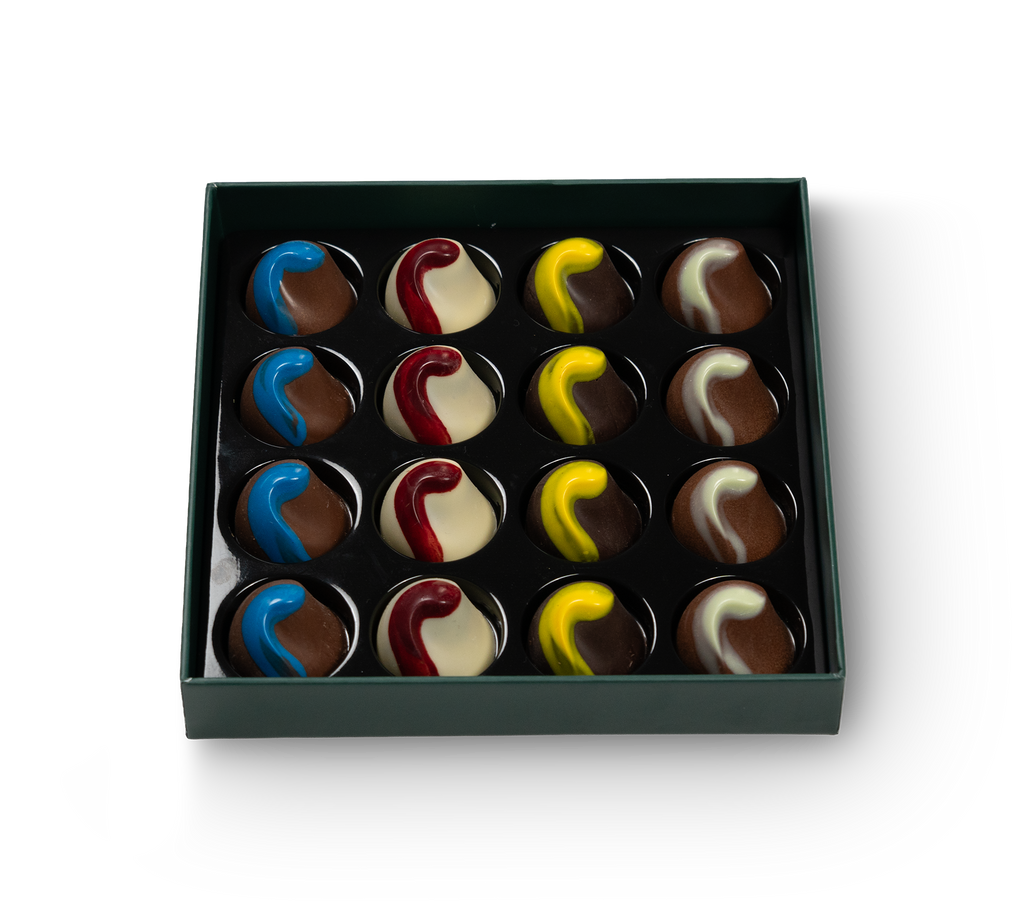 Coffret Vert Forêt 16 pralines