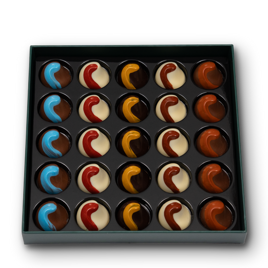 Coffret Vert Forêt 25 pralines