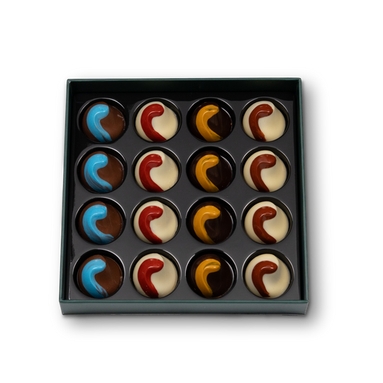 Coffret Vert Forêt 16 pralines