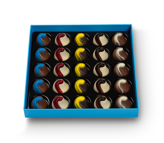 Coffret Bleu Azur 25 pralines