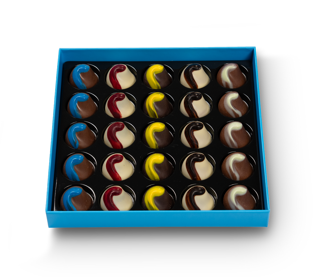 Coffret Bleu Azur 25 pralines