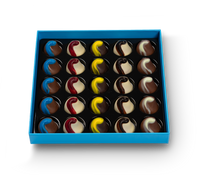 Coffret Bleu Azur 25 pralines