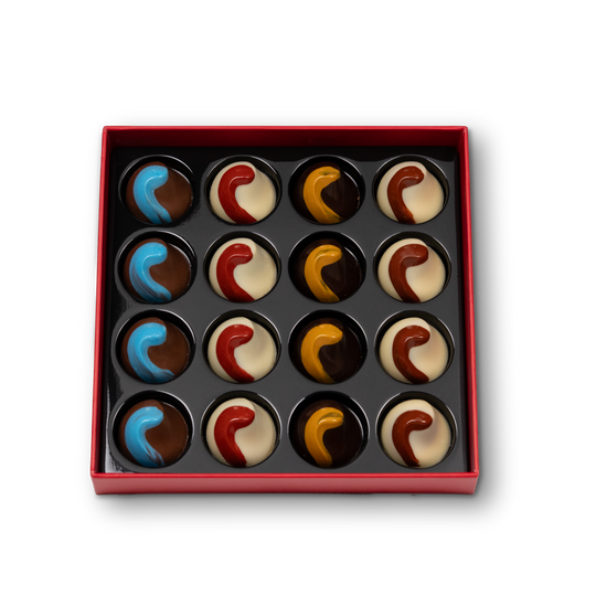 Coffret Rouge 16 pralines