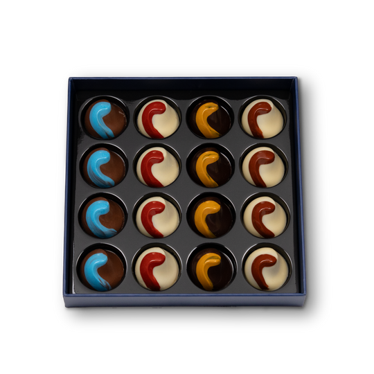 Coffret Bleu Nuit 16 pralines